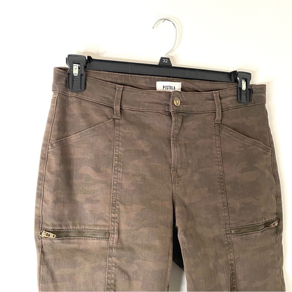 Pistola Earth Brown Camo Utility Cargo Skinny Jean - Picture 3 of 8